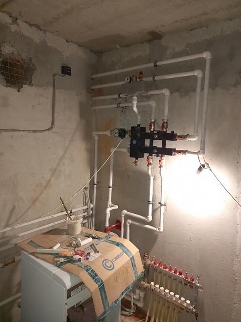 Проектирование и монтаж в частном доме отопления, канализации и водопровода